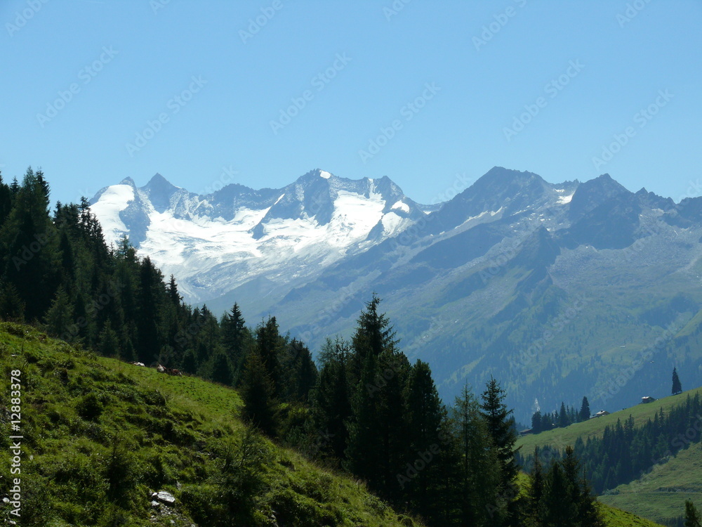 Blick von den Kitzbüheler Alpen zur Reichenspitzgruppe
