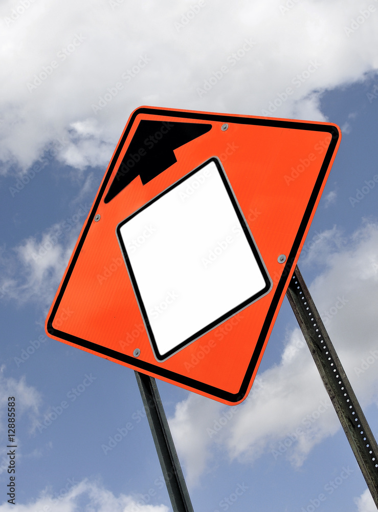 Road Sign to Write on