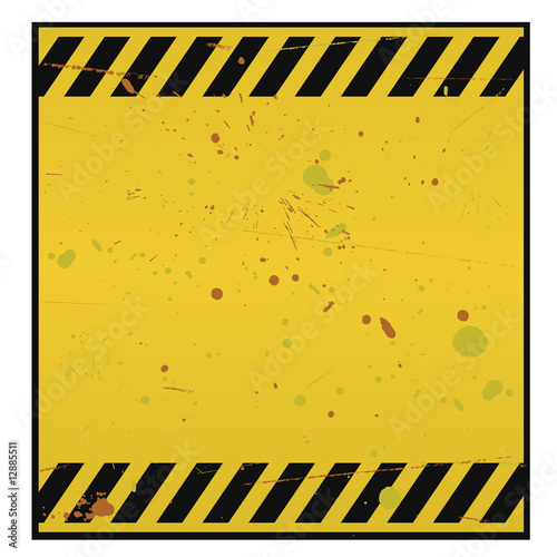 Blank Warning Sign