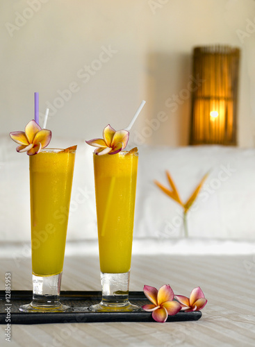two fresh juice photo