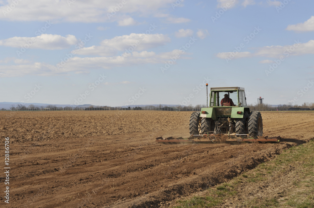 Obraz premium travail de la terre