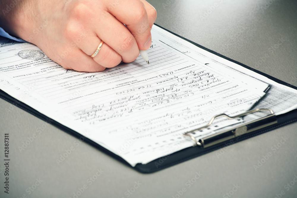 Obraz premium declaration