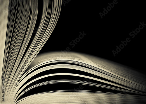 Opened book
