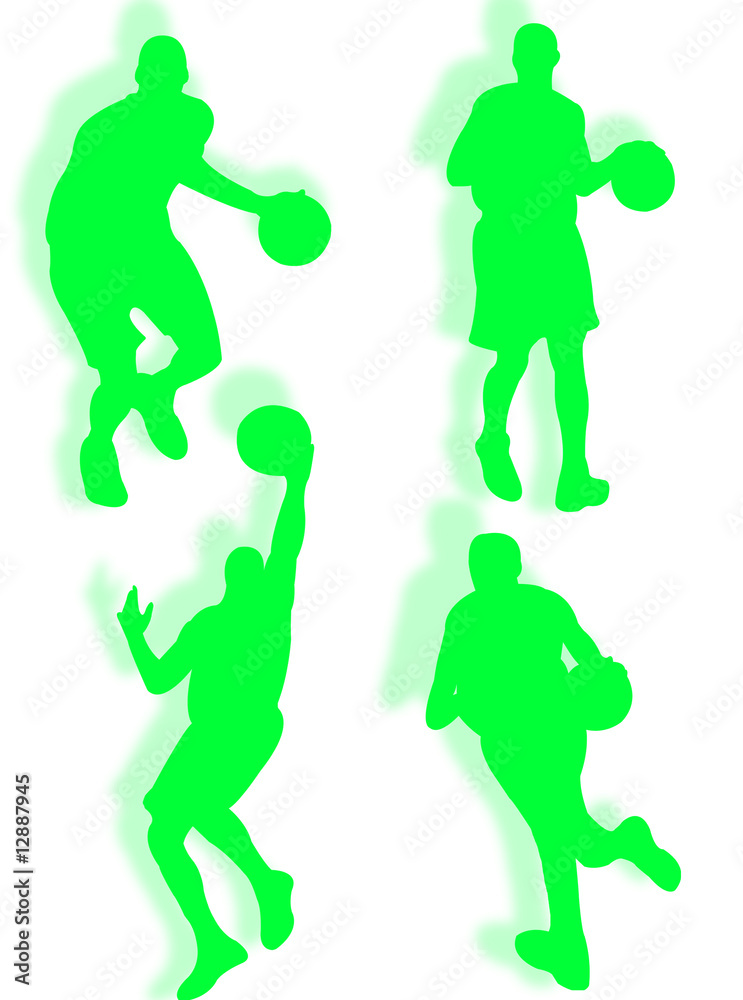 Basket silhouettes Basket silhouettes