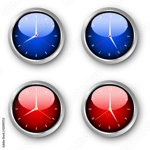 Glossy clocks