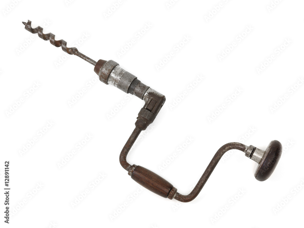 Old hand drill Old hand drill