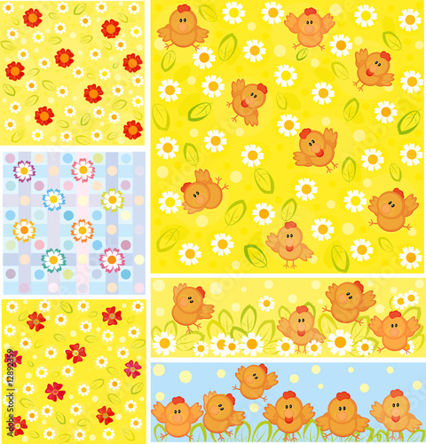 Fun backgrounds.