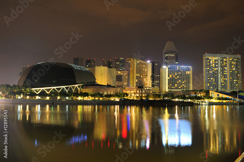 Singapore city skyline view photo