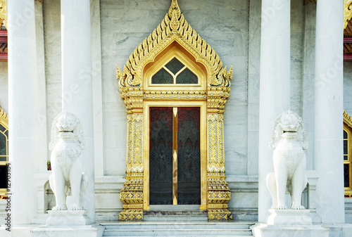 Wat Benjamobopith in Bangkok, Thailand.