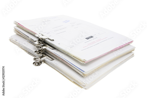 Stacks of Business Documents