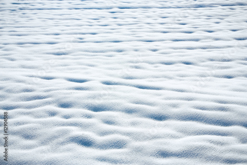 Snow-covered field