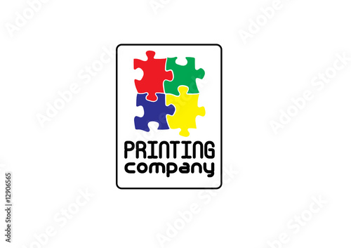 Jigsaw Printing Company Logo