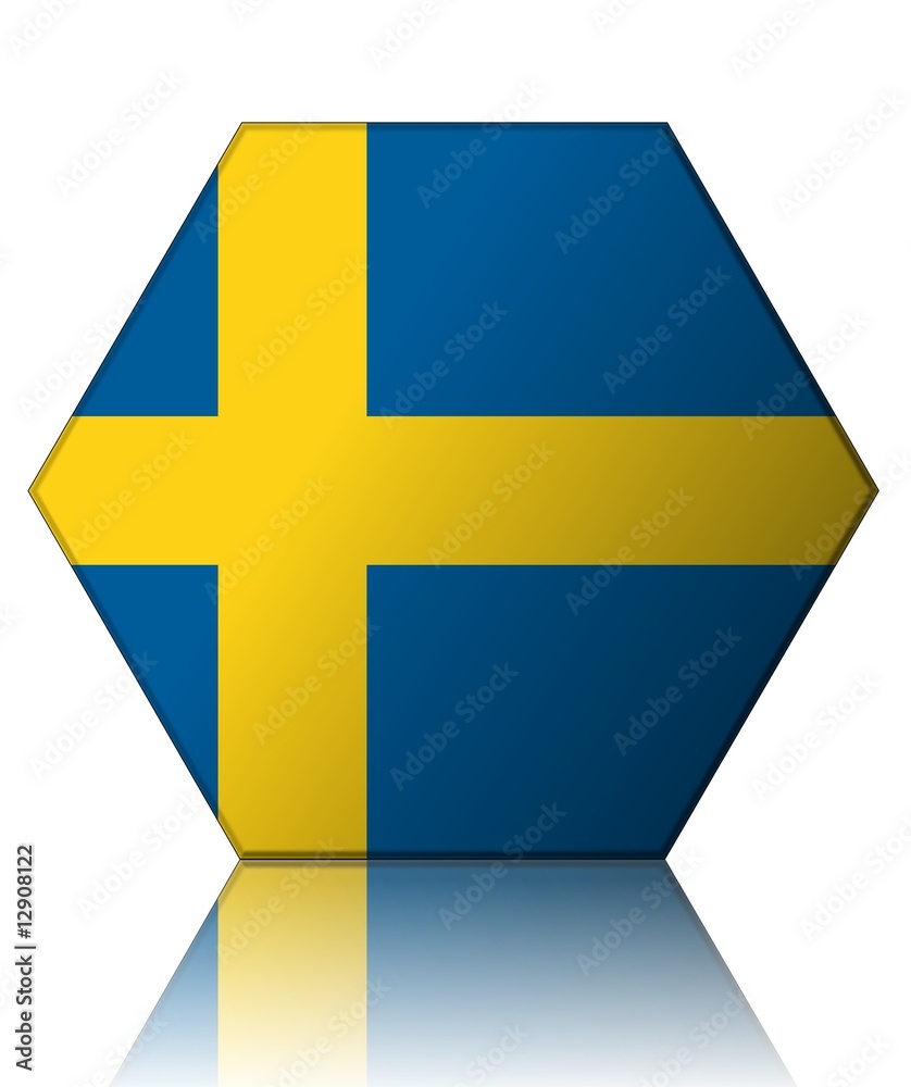 suède suede drapeau hexagone sweden flag suède suede drapeau hexagone sweden flag