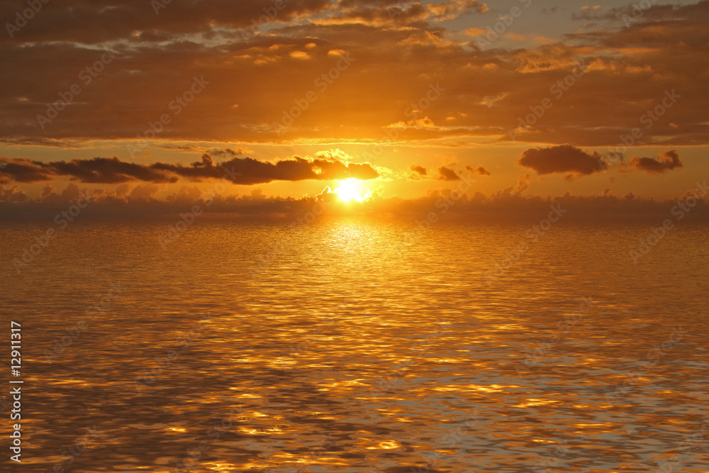 Fototapeta premium coucher de soleil