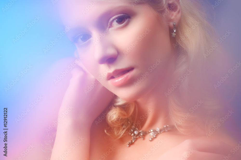 Young woman romantic portrait