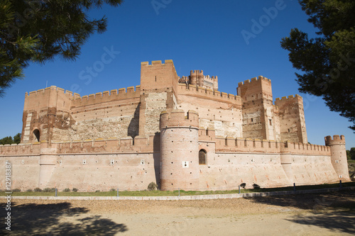Mota's Castle in Medina del Campo, Valladolid,Spain #12918387