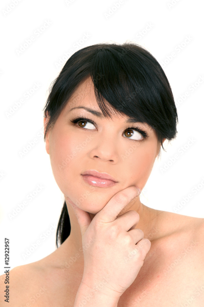 Thinking woman Thinking woman