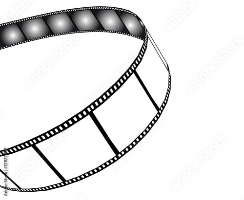 vector movie/photo film - isolated illustration