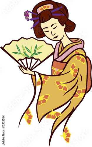Geisha, A Japanese traditional performing artist in the past