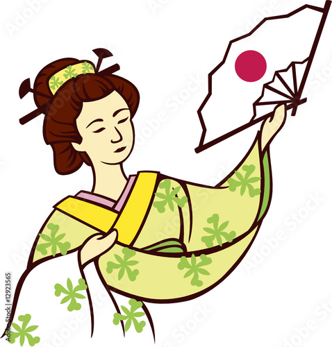 Geisha, A Japanese traditional performing artist in the past