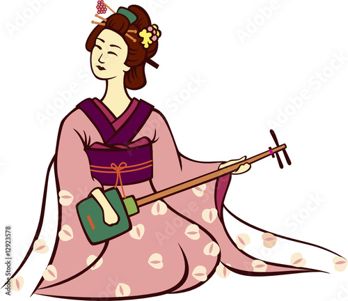 Geisha, A Japanese traditional performing artist in the past