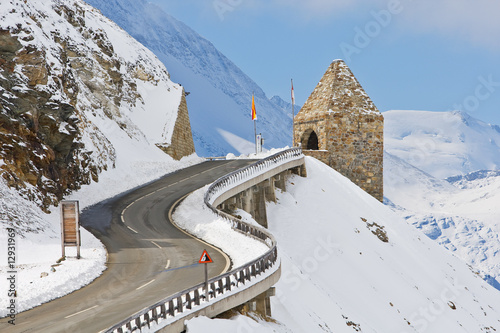 Monument in the Grossglockner, Austria photo