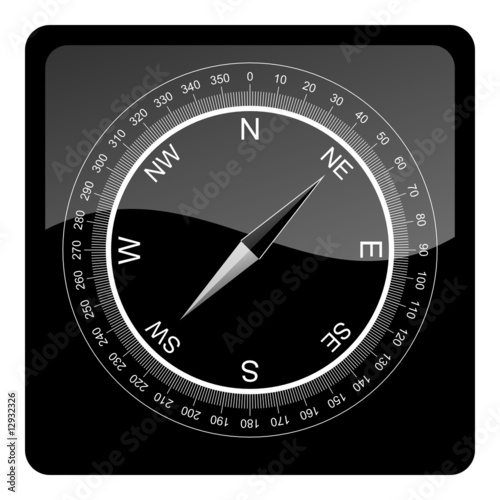 compass button