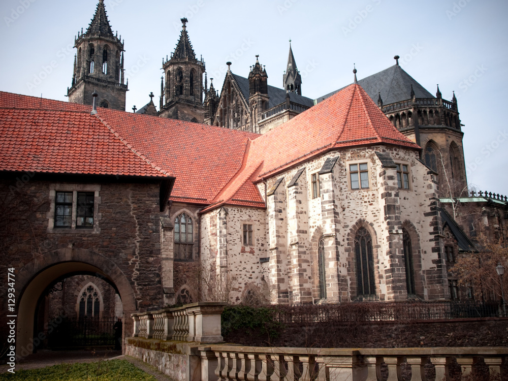 Obraz premium Catedral de Magdeburgo