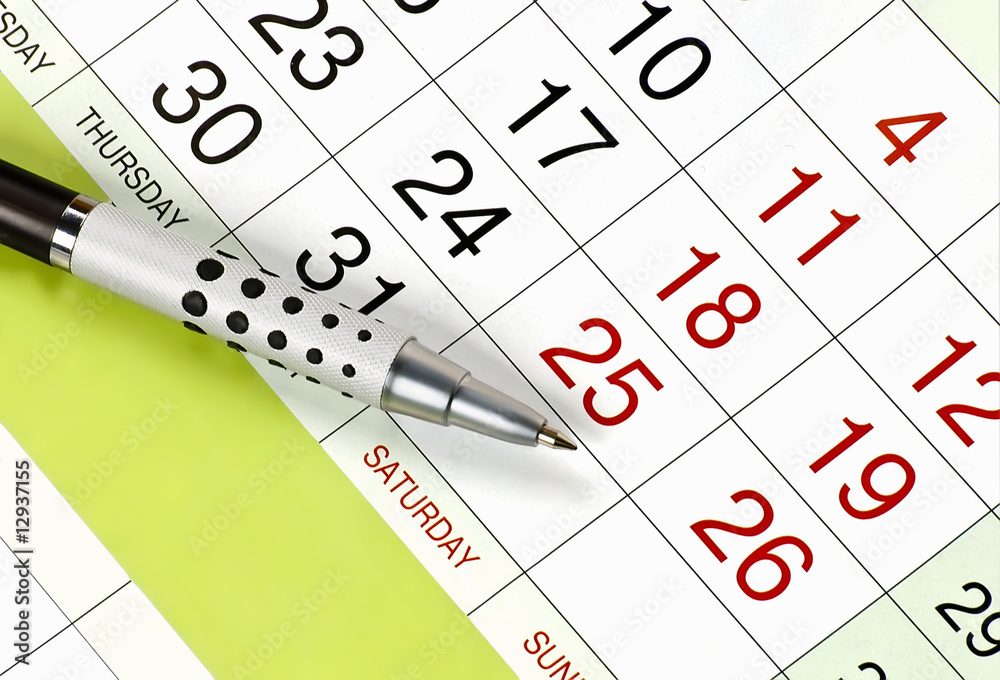 calendar, planning