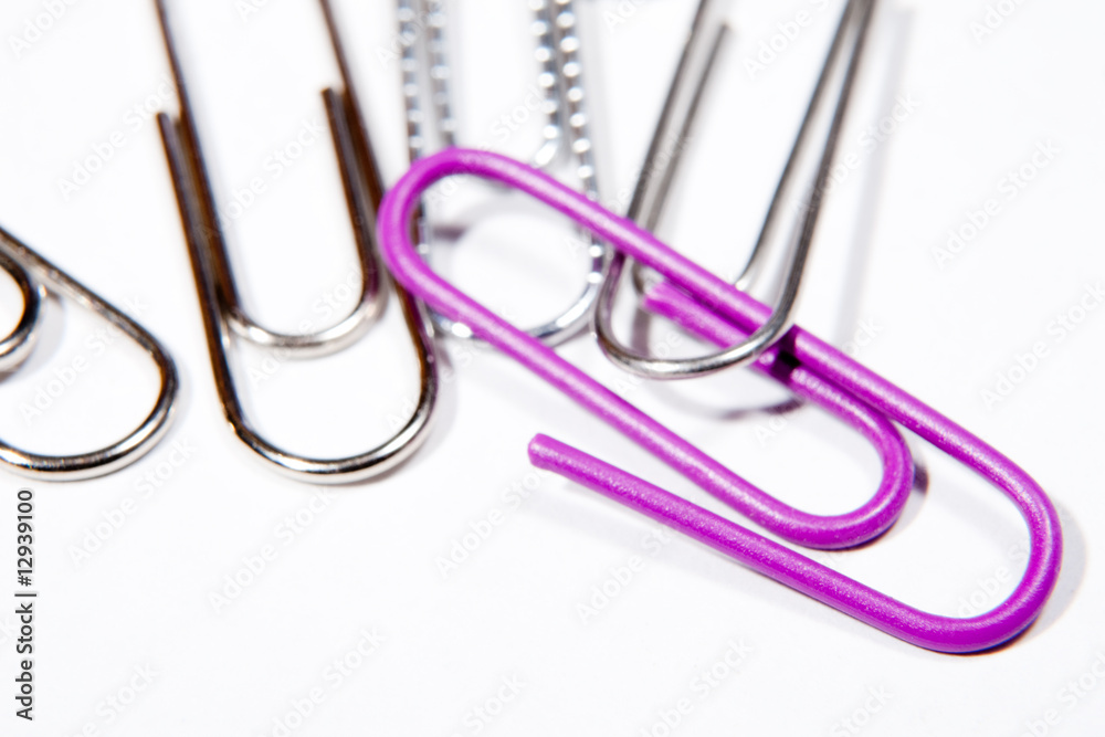 paperclip closeup paperclip closeup
