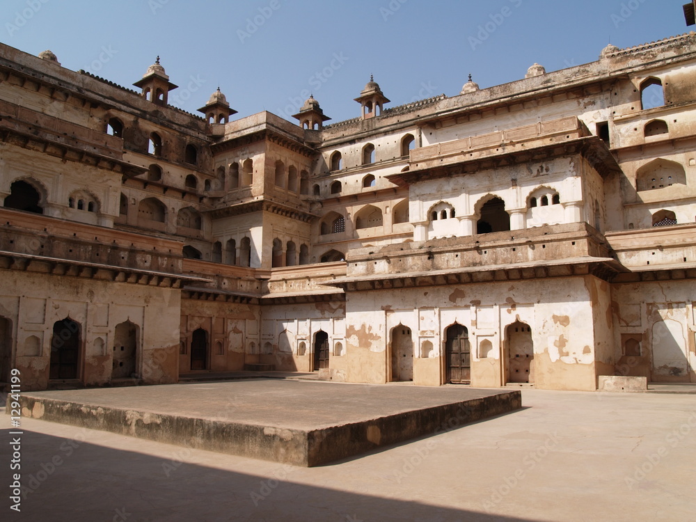 Palace in Orcha, Madhya Pradesh