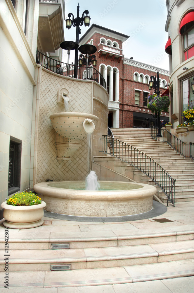 Fototapeta premium Via Rodeo Steps in Beverly Hills