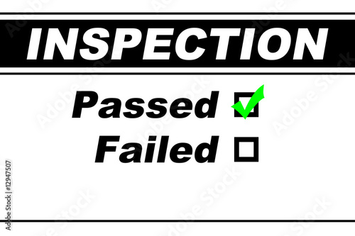 Inspection Results Passed