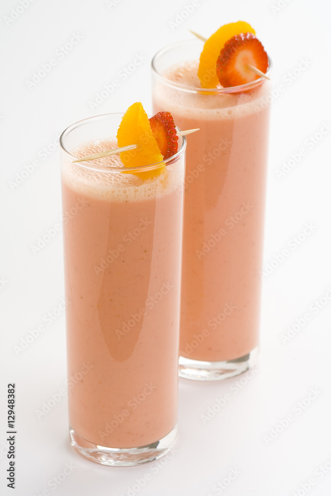 delicious refreshing strawberry orange banana milkshake natural delicious refreshing strawberry orange banana milkshake natural