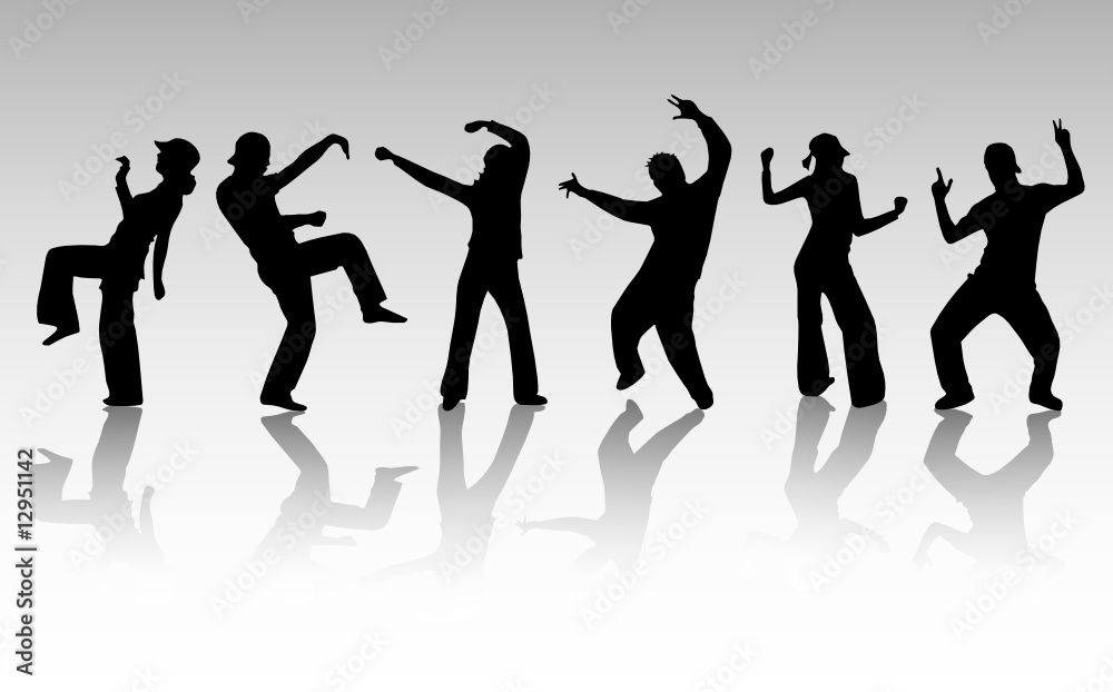 Dancing people Dancing people