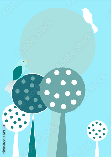 forêt bleue
