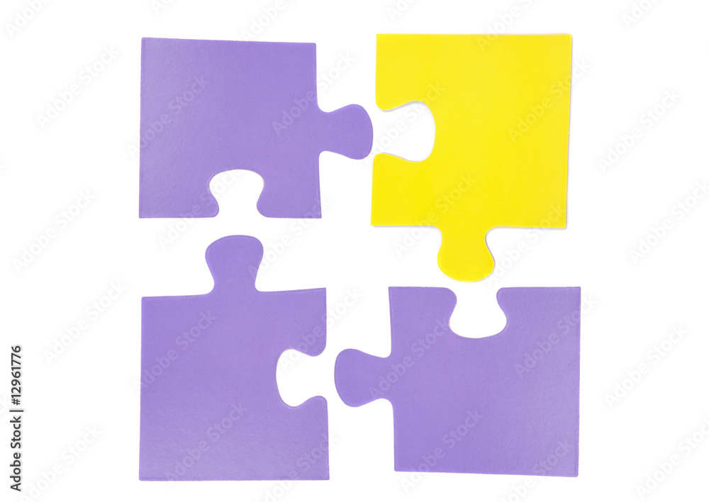 Four pieces of puzzle Four pieces of puzzle