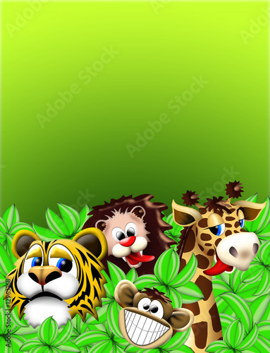 Animali Giungla-Jungle Animals-Animaux Jungle