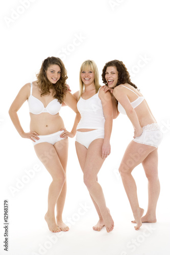 Portrait Of Women In Their Underwear