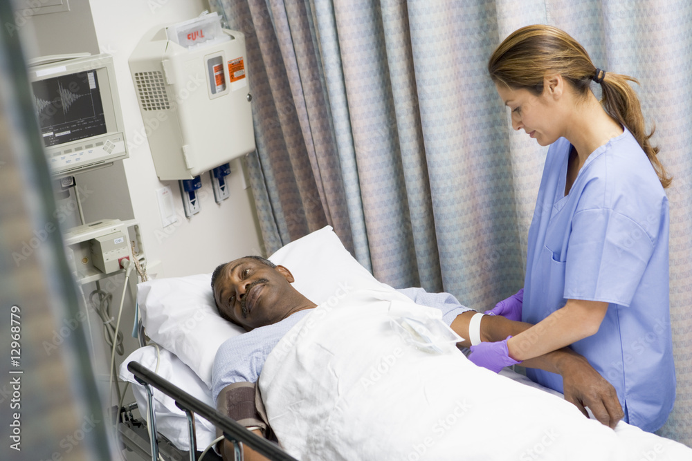 Nurse Caring For Patient Nurse Caring For Patient
