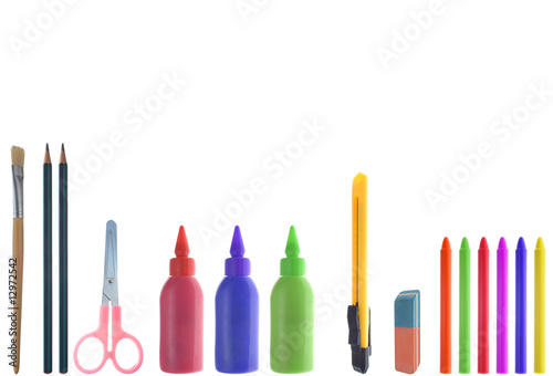 Variety of painting items