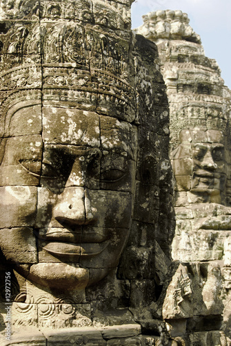 Stone faces of Bayon