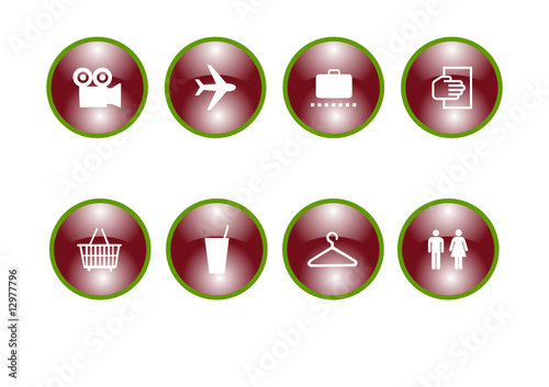 Flughafen - Icon - Set - Webicons
