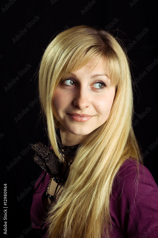 Naklejka premium young girl