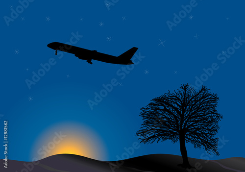 Flugzeug - Vector