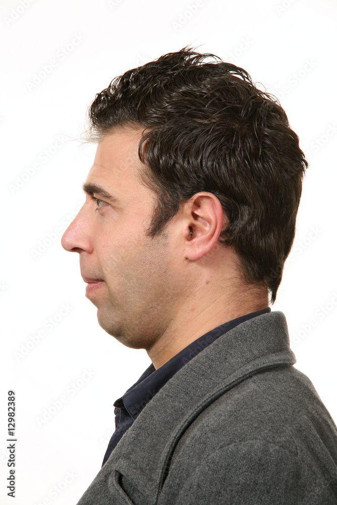 portrait men, profile portrait men, profile