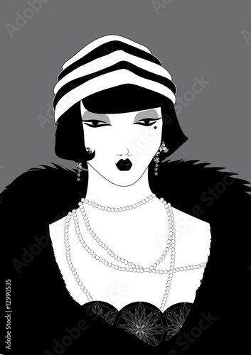 Background woman