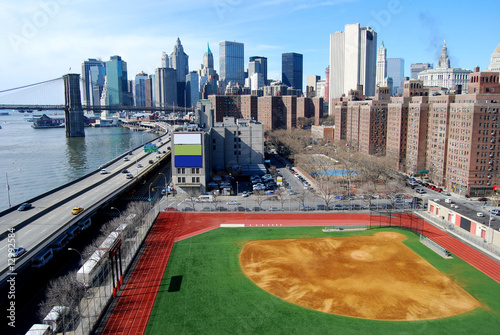 Photography View from Washinton Birdge to Downtown New York
