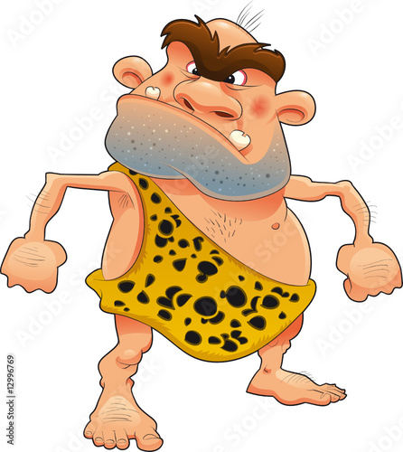 Funny cave-dweller