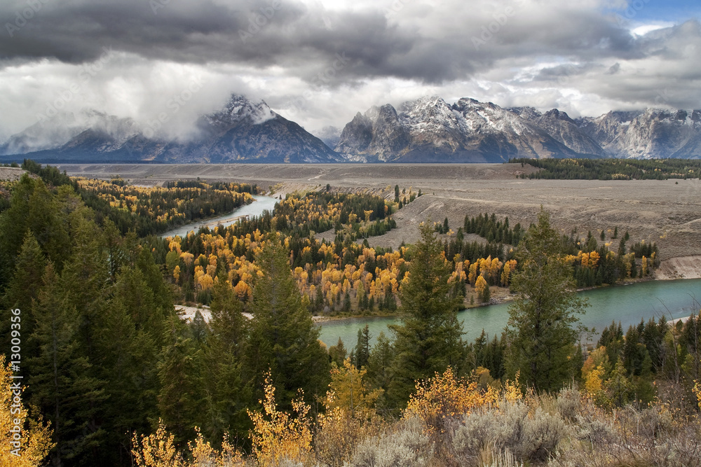 Foto Clearing Storm at Snake River Overlook